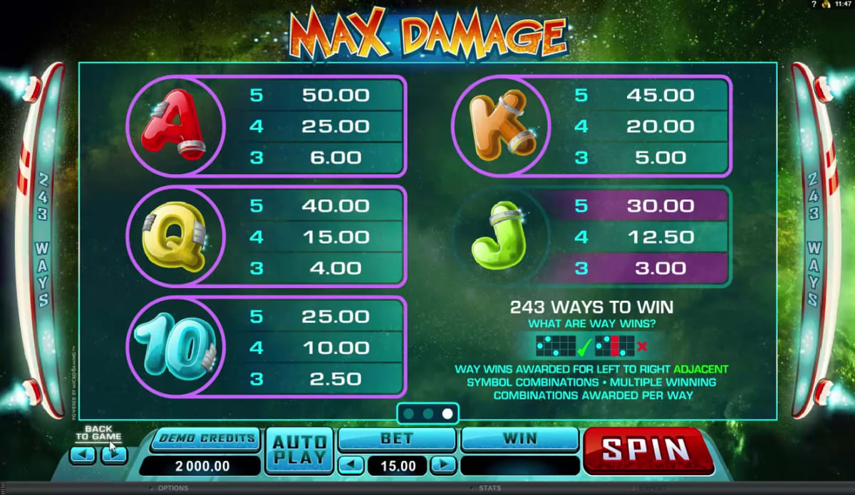 Max Damage